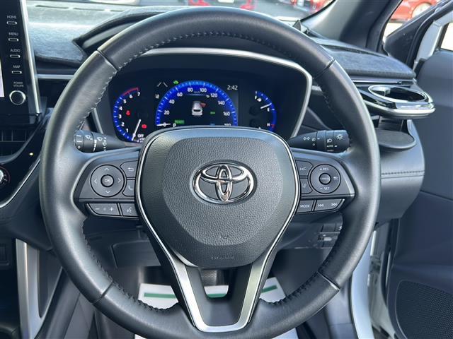 カローラクロス ハイブリッド Z 純正ナビ フルセグTV Bluetooth 前後ドライブレコーダー アラウンドビューモニター ガラスルーフ パワーバックドア パワーシート ETC クルーズコントロール シートヒーター ハーフレザー(12枚目)