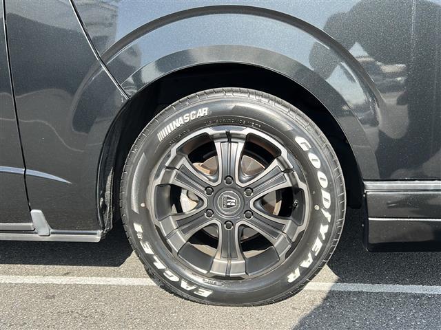 ハイエースバン スーパーGL ダークプライム フルセグTV Bluetooth バックカメラ ドライブレコーダー ETC 後席エアコン 両側イージースライドドア ハーフレザーシート チップアップシート フルフラット仕様 LEDヘッドライト(41枚目)