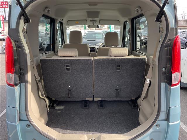 スペーシア Ｘ　１オーナー　オーディオ　スタッドレス積込盗難防止装置　ベンチシート　プッシュスタート　スマートキー　ドアバイザー　両側スライドドア　片側パワースライドドア　純正フロアマット　取扱説明書　保証書（20枚目）