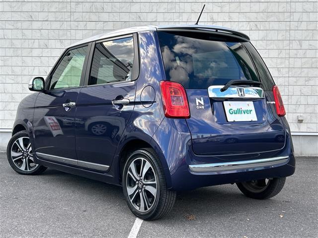 N-ONE プレミアム ツアラー・Lパッケージ スマートフォン連携ディスプレイオーディオ バックカメラ 横滑り防止装置 盗難防止装置 クルーズコントロール 本革巻ステアリング パドルシフト オートライト ディスチャージヘッドライト フォグランプ(33枚目)