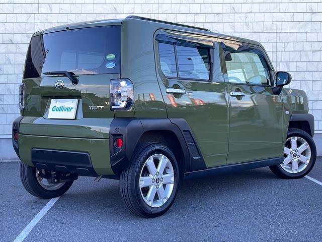 タフト 純正ナビ スカイルーフ Bカメラ ドラレコ 横滑り防止 盗難防止装置 アイドリングストップ コーナーセンサー 前席シートヒーター 電動Pブレーキ ブレーキホールド ルーフレール LEDヘッドライト(39枚目)