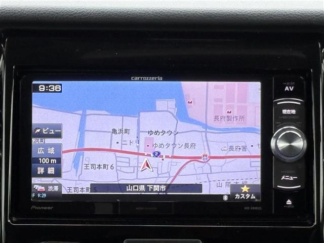 ハスラー JスタイルII 社外ナビ/DVD/フルセグTV/衝突軽減ブレ―キ/シートヒーター/ステアリングリモコン/フォグランプ/アイドリングストップ/オートライト/バックカメラ/ドアバイザー/電動格納ミラ-/純正フロアマット(2枚目)