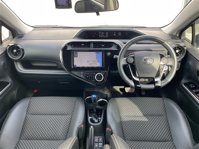 アクア クロスオーバー 純正ナビ/CD/DVD/SD/BT/FM/AM/ETC/フルセグTV/バックカメラ/コーナーセンサー/衝突軽減ブレ―キ前方ドライブレコーダー/オートライト/オートマチックハイビーム(42枚目)