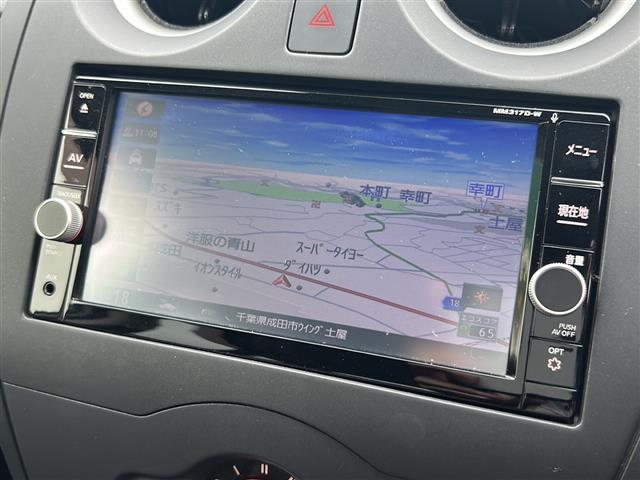 ノート X 純正SDナビ フルセグTV DVD/CD/Bluetooth ETC バックカメラ 前後ドラレコ エマージェンシーブレーキ レーンキープアシスト 純正アルミホイール スマートキー(4枚目)