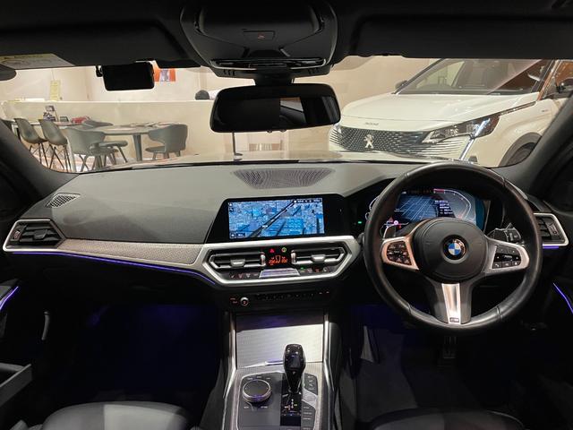 ３シリーズ ３２０ｄ　ｘＤｒｉｖｅツーリング　Ｍスポーツ　コンフォートＰＫＧ　パーキングアシストプラス　ＯＰ１９インチＡＷ　Ｍパフォーマンスフロントスポイラー　ハーフレザーシート　シートヒーター　ＨｉＦｉスピーカー　３６０°カメラ　禁煙車（4枚目）
