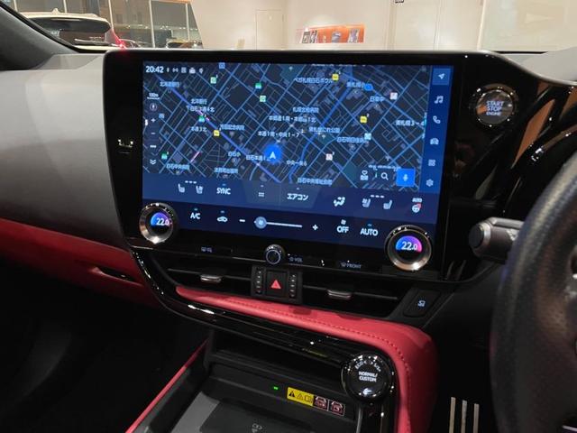 NX NX350 Fスポーツ ワンオーナー パノラマルーフ マークレビンソンプレミアムサウンド 三眼フルLEDヘッドランプ TRDフロントスポイラー RS-Rダウンサス オレンジブレーキキャリパー 純正ドラレコ 置くだけ充電(13枚目)