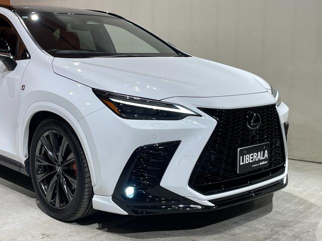 NX NX350 Fスポーツ ワンオーナー パノラマルーフ マークレビンソンプレミアムサウンド 三眼フルLEDヘッドランプ TRDフロントスポイラー RS-Rダウンサス オレンジブレーキキャリパー 純正ドラレコ 置くだけ充電(38枚目)