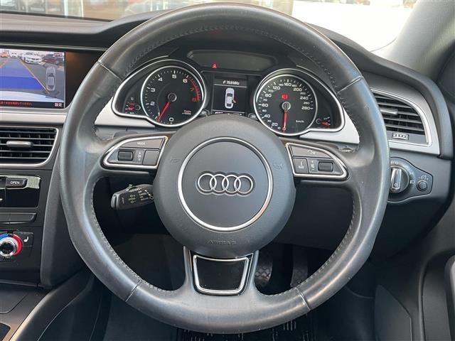 A5スポーツバック 2.0TFSIクワトロ 純正ナビ Bluetooth ETC ドライブレコーダー クルーズコントロール バックカメラ パーキングアシスト 純正フロアマット レザーシート シートヒーター パワーシート(12枚目)