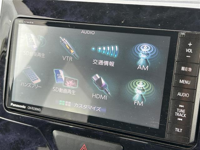 タント カスタムＸ　トップエディションＳＡＩＩ　パナソニックＳＤナビ　ＣＤ　ＤＶＤ　ＳＤ　フルセグ　バックカメラ　片側パワースライドドア　横滑り防止装置　衝突軽減ブレーキ　アイドリングストップ　純正アルミホイール　純正フロアマット　ＬＥＤライト（4枚目）