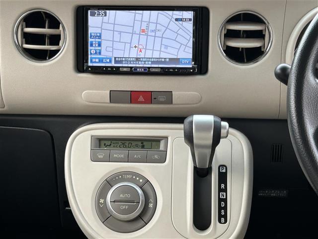 ミラココア ココアプラスX ルーフレール クラリオンSDナビ CD DVD フルセグ バックカメラ 電動格納ミラー ウインカーミラー スマートキー アイドリングストップ フォグランプ パワーステアリング パワーウインドウ ABS(6枚目)