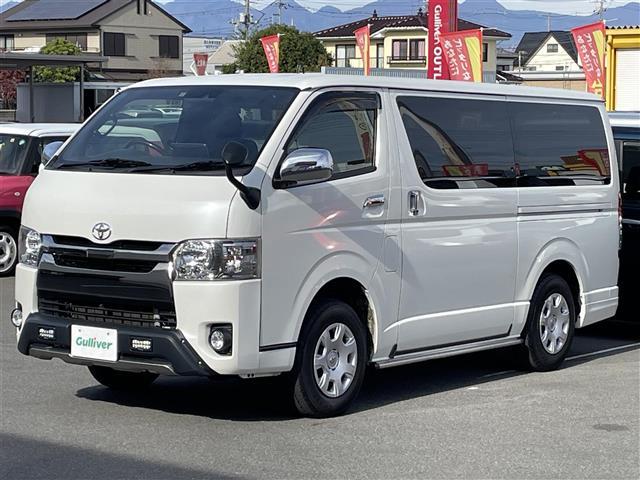 レジアスエースバン スーパーＧＬ　ダークプライムＩＩ　４ＷＤ　ＴＲＤエアロ（Ｆ／Ｓ／Ｒ）　アルパイン１１型ナビ　ＣＤ　ＤＶＤ　ＢＴ　フルセグ　バックカメラ　ステアリングスイッチ　両側パワースライドドア　ビルトインＥＴＣ　ＡＣ１００Ｖ電源　スマートキー×２（35枚目）