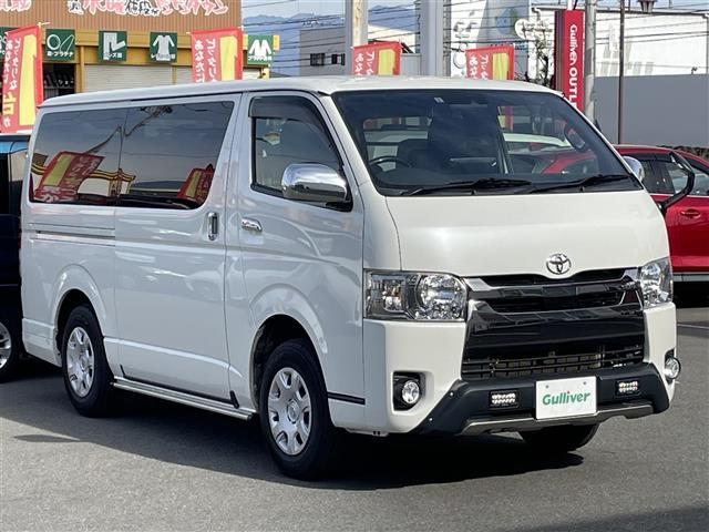 レジアスエースバン スーパーＧＬ　ダークプライムＩＩ　４ＷＤ　ＴＲＤエアロ（Ｆ／Ｓ／Ｒ）　アルパイン１１型ナビ　ＣＤ　ＤＶＤ　ＢＴ　フルセグ　バックカメラ　ステアリングスイッチ　両側パワースライドドア　ビルトインＥＴＣ　ＡＣ１００Ｖ電源　スマートキー×２（40枚目）