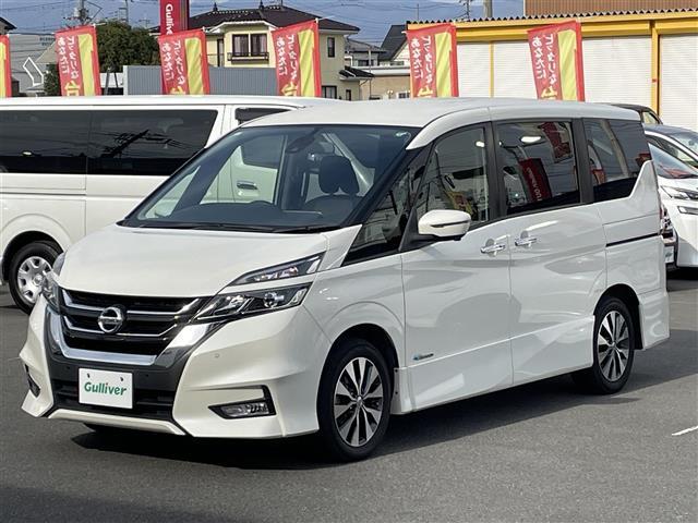 セレナ ハイウェイスターＧ　純正９型ナビ　ＣＤ　ＤＶＤ　ＢＤ　ＳＤ　ＵＳＢ　ＢＴ　フルセグＴＶ　両側パワースライドドア　アラウンドビューモニター　ビルトインＥＴＣ　横滑り防止装置　エマブレ　アイドリングストップ　純正フロアマット（35枚目）