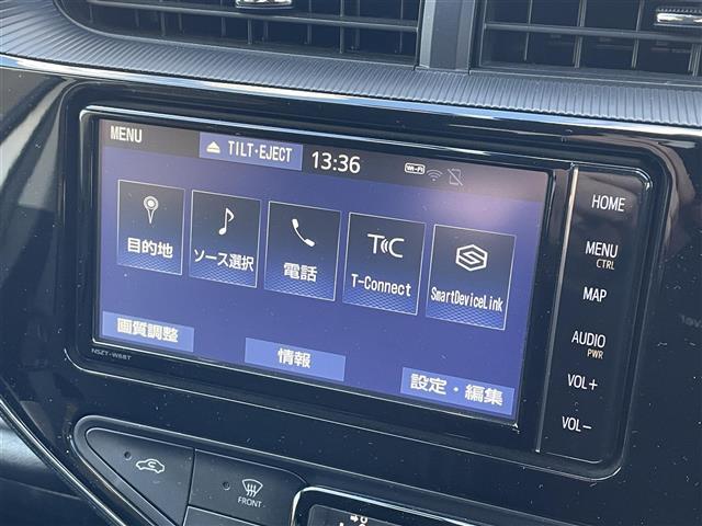 アクア Ｓスタイルブラック　ワンオーナー　純正ナビ　ＣＤ　ＤＶＤ　ＳＤ　Ｂｌｕｅｔｏｏｔｈ　フルセグ　バックカメラ　ビルトインＥＴＣ　ドライブレコーダー　ステアリングリモコン　横滑り防止装置　衝突軽減ブレーキ　レーンアシスト（7枚目）