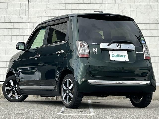 Ｎ－ＯＮＥ プレミアム　ワンオーナー　衝突軽減ブレーキ　革巻きステアリング　クルーズコントロール　アイドリングストップ　ＥＴＣ　ハーフレザーシート　ステアリングスイッチ　純正ナビ　ＢＴ　バックカメラ　ＨＩＤヘッドライト（43枚目）