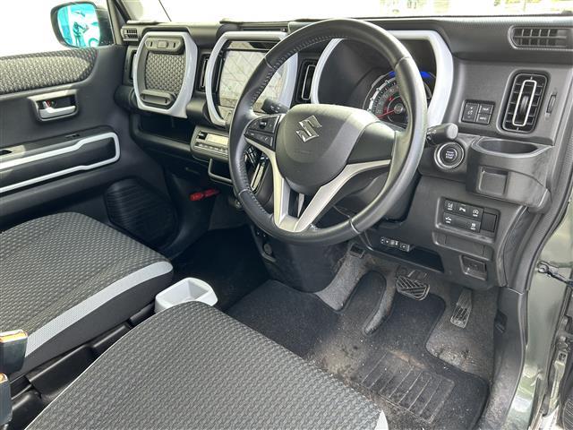 ハスラー ハイブリッドX 衝突軽減 全方位カメラ 純正ナビ(AM/FM/CD/DVD/BT/フルセグ)ETC アイドリングストップ コーナーセンサー シートヒーター 革巻きステアリング LEDヘッドライト フォグランプ(21枚目)