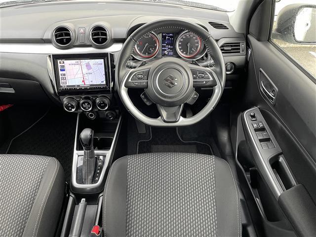 スイフト ハイブリッドRS ワンオーナー 衝突軽減 純正ナビ(AM/FM/CD/DVD/BT/フルセグ)全方位カメラ ETC 社外前後ドライブレコーダー 追従クルーズコントロール 寒冷地仕様 シートヒーター ミラーヒーター(8枚目)