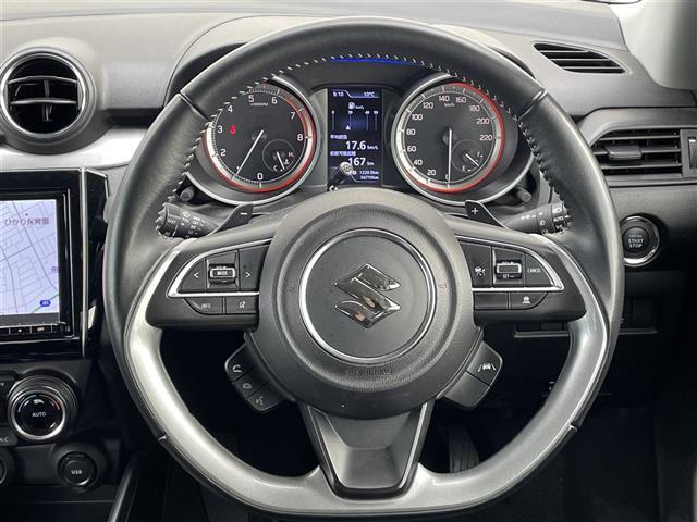 スイフト ハイブリッドRS ワンオーナー 衝突軽減 純正ナビ(AM/FM/CD/DVD/BT/フルセグ)全方位カメラ ETC 社外前後ドライブレコーダー 追従クルーズコントロール 寒冷地仕様 シートヒーター ミラーヒーター(14枚目)