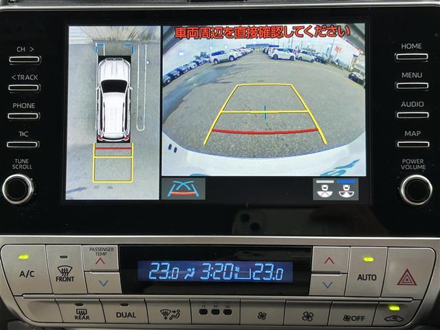 ランドクルーザープラド ＴＸ　Ｌパッケージ　ワンオーナー　衝突軽減　純正ナビ（ＡＭ／ＦＭ／ＢＴ／フルセグ）全方位カメラ　社外前後ドライブレコーダー　クルーズコントロール　ＢＳＭ　ＥＴＣ２．０　ベージュ革シート　シートヒーター　エアーシート（3枚目）