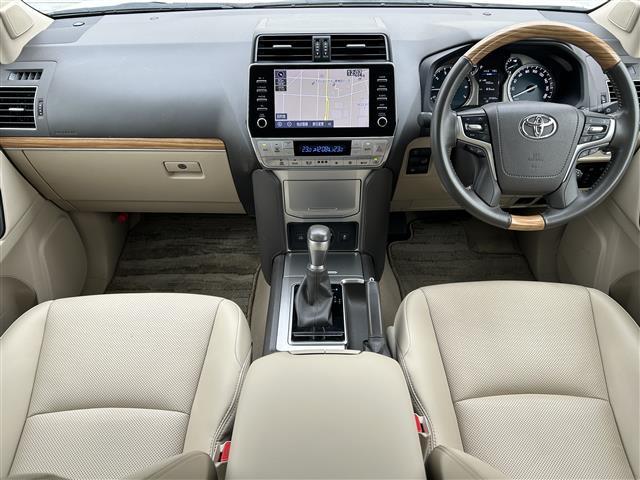 ランドクルーザープラド ＴＸ　Ｌパッケージ　ワンオーナー　衝突軽減　純正ナビ（ＡＭ／ＦＭ／ＢＴ／フルセグ）全方位カメラ　社外前後ドライブレコーダー　クルーズコントロール　ＢＳＭ　ＥＴＣ２．０　ベージュ革シート　シートヒーター　エアーシート（42枚目）