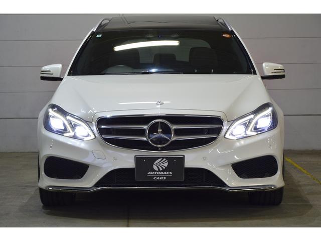 Ｅクラスステーションワゴン Ｅ４００　ステーションワゴン　アバンギャルド　当社買取車両・３３３ｐｓ３．５Ｌツインターボ・３６０°カメラ・ダイヤモンドホワイト・パノラミックルーフ・レーダーセーフティＰＫＧ・パークトロニック・キーレスゴー・前後シートヒーター・パワーバックドア（2枚目）