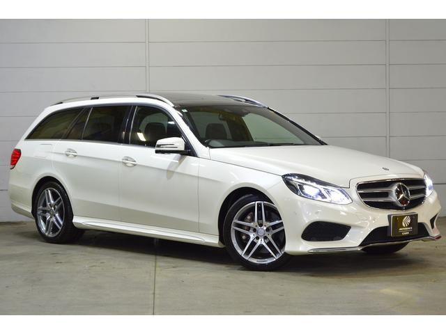 Ｅクラスステーションワゴン Ｅ４００　ステーションワゴン　アバンギャルド　当社買取車両・３３３ｐｓ３．５Ｌツインターボ・３６０°カメラ・ダイヤモンドホワイト・パノラミックルーフ・レーダーセーフティＰＫＧ・パークトロニック・キーレスゴー・前後シートヒーター・パワーバックドア（3枚目）