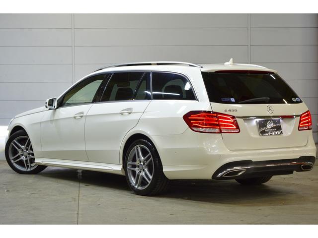 Ｅクラスステーションワゴン Ｅ４００　ステーションワゴン　アバンギャルド　当社買取車両・３３３ｐｓ３．５Ｌツインターボ・３６０°カメラ・ダイヤモンドホワイト・パノラミックルーフ・レーダーセーフティＰＫＧ・パークトロニック・キーレスゴー・前後シートヒーター・パワーバックドア（7枚目）