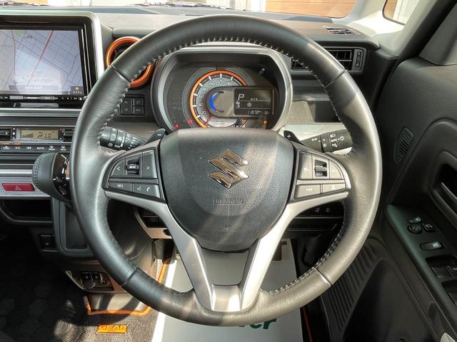 スペーシアギア ハイブリッドＸＺ　ターボ　禁煙車　全方位モニタ用カメラＰＫＧ　アダプティブクルコン　リアＰセンサー　衝突被害軽減ブレーキ　前後誤発進抑制　車線逸脱警報　ＬＥＤオートライト　ターボ　社外８型ナビ　両側パワスラ　前席シートヒーター（3枚目）