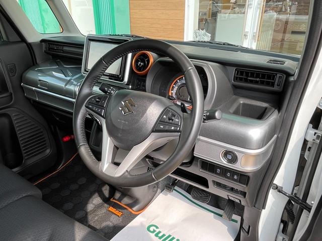 スペーシアギア ハイブリッドＸＺ　ターボ　禁煙車　全方位モニタ用カメラＰＫＧ　アダプティブクルコン　リアＰセンサー　衝突被害軽減ブレーキ　前後誤発進抑制　車線逸脱警報　ＬＥＤオートライト　ターボ　社外８型ナビ　両側パワスラ　前席シートヒーター（19枚目）