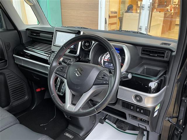 スペーシアカスタム ハイブリッドXSターボ メモリナビ フルセグテレビ バックカメラ 両側パワースライドドア クルーズコントロール ETC 衝突軽減ブレーキレーンキープLEDライトハーフレザーシートシートヒーター(18枚目)