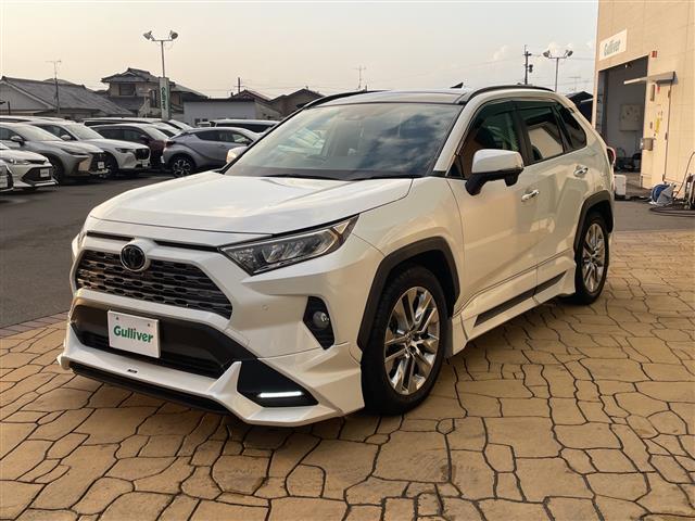 RAV4 G Zパッケージ TRDエアロ、パノラマムーンルーフ、純正メモリナビ(フルセグTV/DVD/CD/Bluetooth)ローダウン、ドライブレコーダー、電動リアゲート、ETC、デジタルインナーミラー(16枚目)