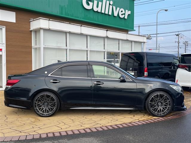 クラウン アスリートＳ　純正ナビ（Ｂｌｕｅｔｏｏｔｈ／フルセグＴＶ／ＤＶＤ／ＣＤ）、社外２０インチアルミ、モデリスタエアロ（フロント／リア）、社外マフラー（４本出し）、社外ダウンサス、ＥＴＣ、純正フロアマット（21枚目）