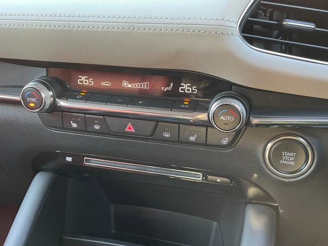 MAZDA3ファストバック 20S 100周年特別記念車 禁煙車 全方位モニター レーダークルコン 前後Pセンサー エマブレ レーンキープ BSM HUD LEDヘッドランプ 純正ナビTV BOSE 純正レッド革シート 前席シートヒーター 運転席パワーシート(7枚目)