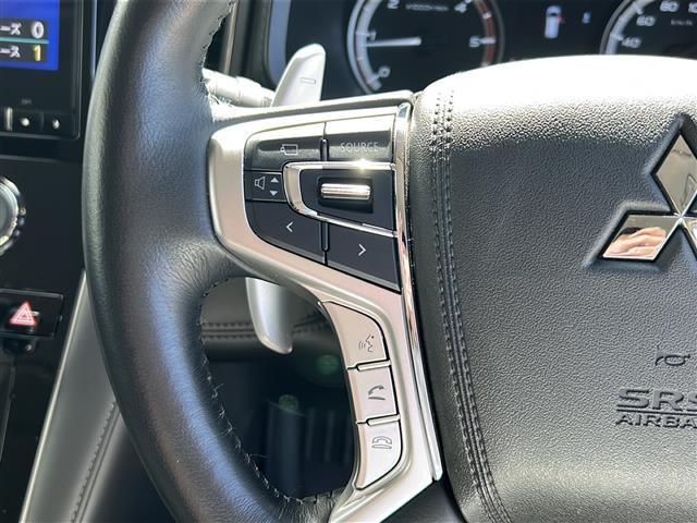 デリカＤ：５ Ｐ　純正１１型ナビ　全周囲Ｃ　オートステップ　両側電動スライド　電動リアゲート　ＥＴＣ　レーダークルーズ　パドルシフト　シートヒーター　ステアヒーター　ＴＶキャンセラー　ＤＶＤ再生　ＢＳＭ　純正１８ＡＷ（8枚目）