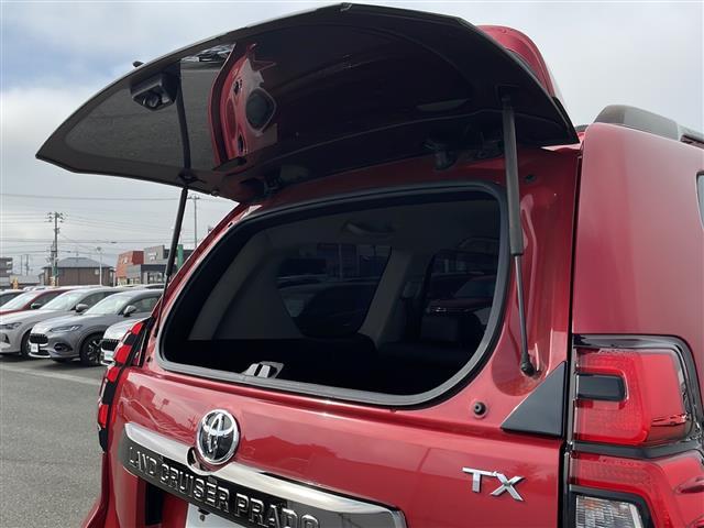 ランドクルーザープラド ＴＸ　Ｌパッケージ・ブラックエディション　ＳＲ　純正９型ナビ　電動革シート　フルセグ　ＥＴＣ　バックＣ　エアシートヒーター　ルーフレール　レーダークルーズ　純正１８ブラックＡＷ　コーナーセンサー　ヘッドライトウォッシャー　オートＬＥＤライト（30枚目）