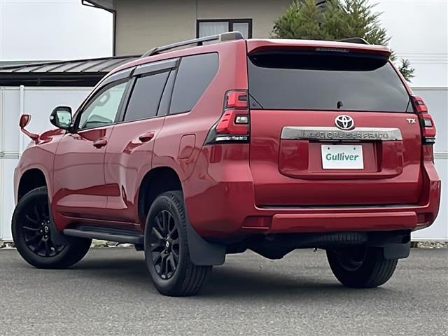 ランドクルーザープラド ＴＸ　Ｌパッケージ・ブラックエディション　ＳＲ　純正９型ナビ　電動革シート　フルセグ　ＥＴＣ　バックＣ　エアシートヒーター　ルーフレール　レーダークルーズ　純正１８ブラックＡＷ　コーナーセンサー　ヘッドライトウォッシャー　オートＬＥＤライト（38枚目）