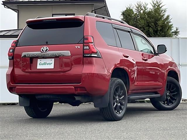 ランドクルーザープラド ＴＸ　Ｌパッケージ・ブラックエディション　ＳＲ　純正９型ナビ　電動革シート　フルセグ　ＥＴＣ　バックＣ　エアシートヒーター　ルーフレール　レーダークルーズ　純正１８ブラックＡＷ　コーナーセンサー　ヘッドライトウォッシャー　オートＬＥＤライト（40枚目）