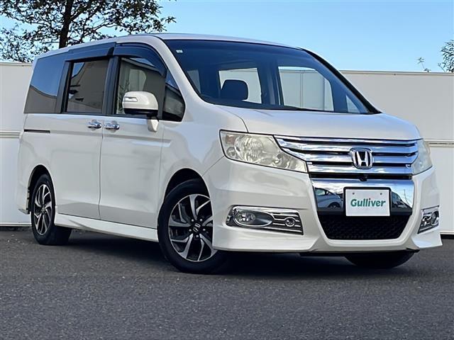 ステップワゴンスパーダ Ｚ　純正フリップダウンモニター　純正ＨＤＤナビ　ＴＶ　全周囲カメラ　ＣＤ／ＤＶＤ再生　三色端子　両側パワースライドドア　ビルトインＥＴＣ　横滑り防止装置　オートライト　ハロゲンヘッド　純正アルミホイール（34枚目）