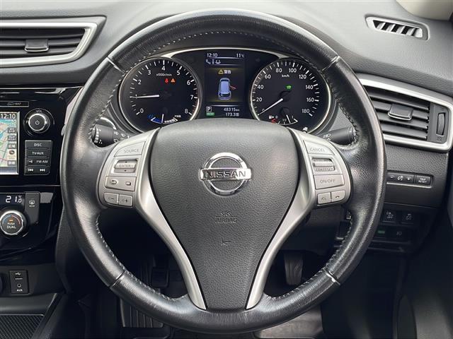 エクストレイル 20X ハイブリッド エマージェンシーブレーキP サンルーフ デジタルミラー BSM 純正ナビ 全周囲カメラ Bluetooth DVD再生 USB接続 TV 電動Rゲート シートヒーター 衝突被害軽減 クルコン ビルトインETC ハイビームアシスト(7枚目)