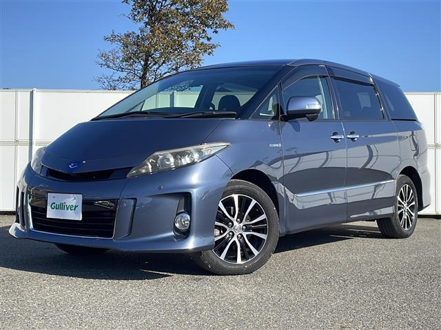 エスティマハイブリッド アエラス プレミアムエディション サンルーフ ナビ バックC 両側電動スライド Bluetooth 電動ハーフレザーシート オットマン AC100V クルコン 前後ドラレコ nanoe オートHIDライト フォグ 純正17AW(30枚目)