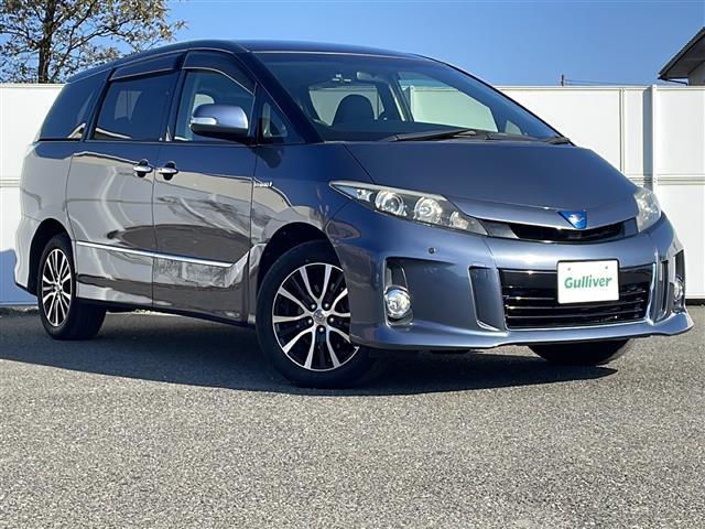 エスティマハイブリッド アエラス プレミアムエディション サンルーフ ナビ バックC 両側電動スライド Bluetooth 電動ハーフレザーシート オットマン AC100V クルコン 前後ドラレコ nanoe オートHIDライト フォグ 純正17AW(32枚目)