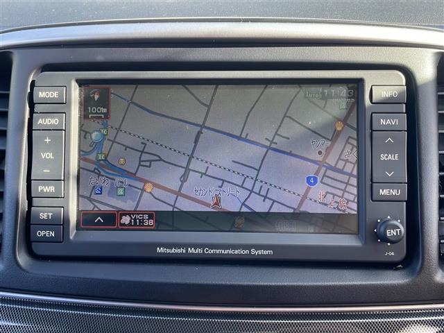 ギャランフォルティススポーツバック スポーツ　純正ＨＤＤナビ　バックカメラ　ＣＤ／ＤＶＤ再生　ＴＶ　クルーズコントロール　パドルシフト　ステアリングスイッチ　１２Ｖソケット　スマートキー　スペアタイヤ　ＨＩＤオートライト　１６インチＡＷ（14枚目）