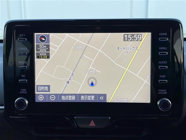 ヤリスクロス ハイブリッドＺ　トヨタセーフティセンス　アドバンストパーク　ＢＳＭ　純正８型ナビ　全周囲Ｃ　Ｂｌｕｅｔｏｏｔｈ　ＵＳＢ接続　ＤＶＤ再生　シートヒーター　ステアヒーター　コーナーセンサー　ビルトインＥＴＣ　純正１８ＡＷ（18枚目）