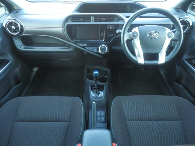 アクア G フルセグ付純正ナビ バックカメラ クルーズコントロール 横滑り制御装置 オートドアミラー フォグライト キーレスエントリー オートエアコン シートハイトアシャスター ホンダディーラー保証(4枚目)