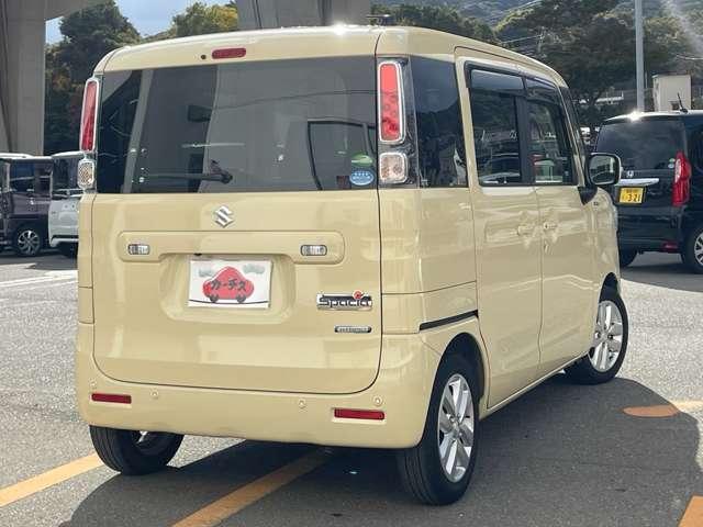 スペーシア ハイブリッドＸ　１オナ禁煙／安全装備／全方位カメラ／パワスラ／ソナー／ナビＤＴＶ／温シート／Ａストップ／スマキー／Ｂｌｕｅｔｏｏｔｈ／ＬＥＤライト／純正１４ＡＷ／オートライト（3枚目）