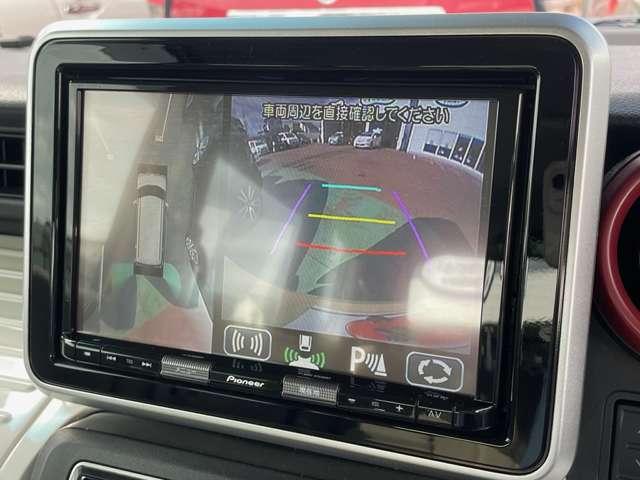 スペーシア ハイブリッドＸ　１オナ禁煙／安全装備／全方位カメラ／パワスラ／ソナー／ナビＤＴＶ／温シート／Ａストップ／スマキー／Ｂｌｕｅｔｏｏｔｈ／ＬＥＤライト／純正１４ＡＷ／オートライト（16枚目）