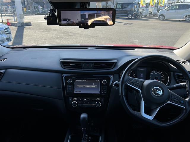 エクストレイル ２０Ｘ　ハイブリッド　４ＷＤ　前後ドライブレコーダー　ルーフレール　Ｂｌｕｅｔｏｏｔｈ接続　ＥＴＣ　前後コーナーセンサー　レーダークルーズ　アラウンドビューモニター　フルセグＴＶ　レザーシート　シートヒーター　ＬＥＤライト（39枚目）