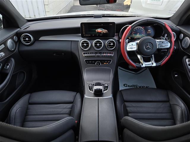 Ｃクラス Ｃ４３　４マチッククーペ　ディストロニック　ツインターボ　４ＷＤ　ムーンルーフ　Ｄ＋Ｎ席シートヒーター　ハンドル支援　パーキングアシスト　純正メモリーナビ　Ｂｌｕｅｔｏｏｔｈオーディオ　純正ドライブレコーダー（2枚目）