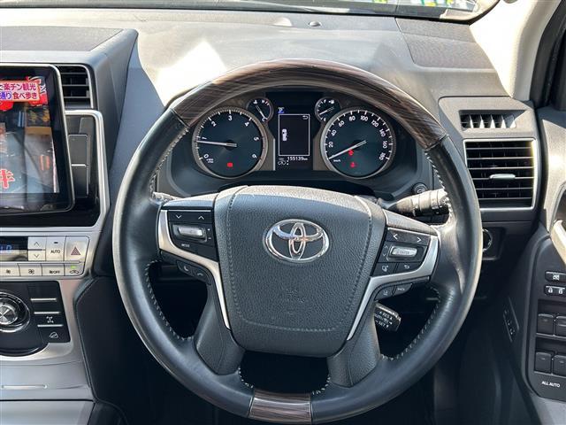 ランドクルーザープラド TZ-G フルタイム4WD サンルーフ バックカメラ レーダークルーズコントロール ETC 前後ドライブレコーダー ナビ ターボ Bluetooth接続 アルパインナビ パワーシート レザーシート ルーフレール(16枚目)