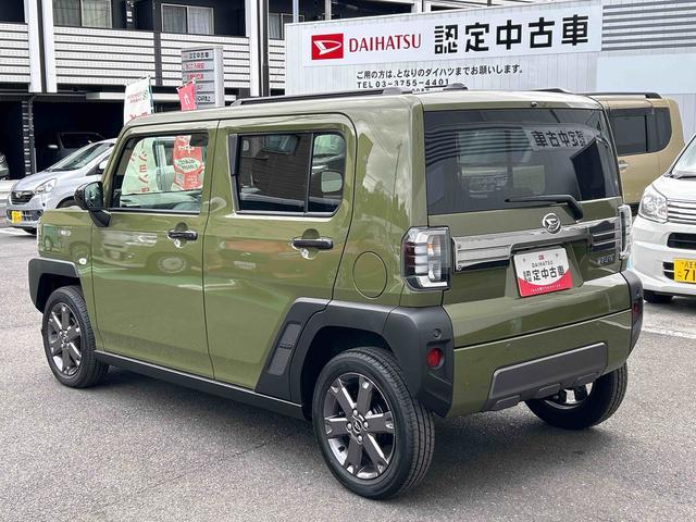 タフト Ｇターボ　ダーククロムベンチャー　保証　新車保証・まごころ保証　１年間・走行距離無制限付き（3枚目）